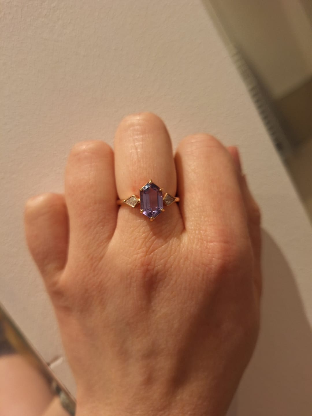 Customer photo review of Ophelia ring