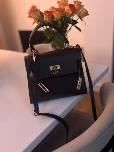 Customer photo review of Polly Top Handle Bag