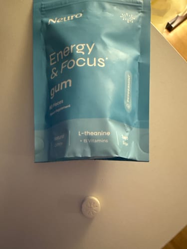 Customer photo review of Energy & Focus Gum