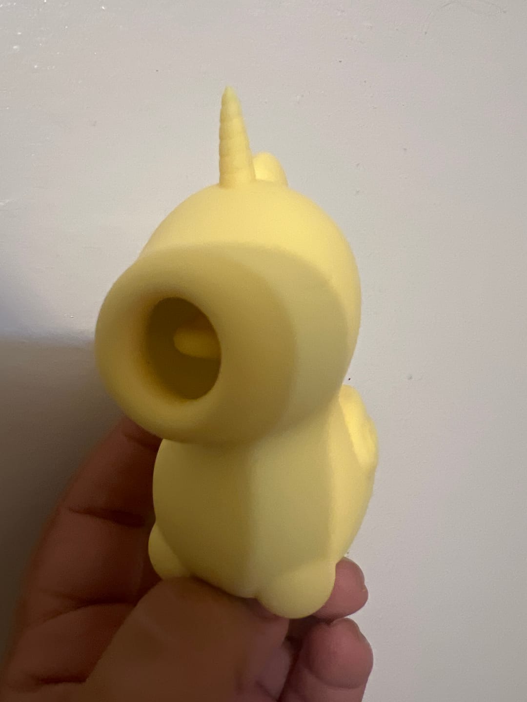 Customer photo review of Bean Blossom Unicorn Fluttering Clitoral Vibrator