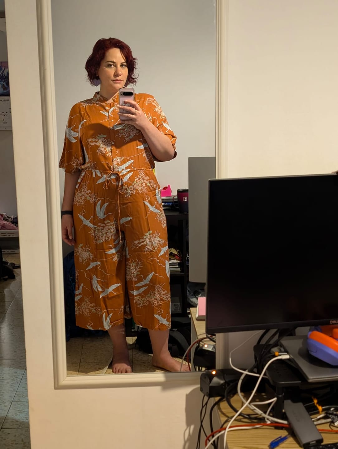 Customer photo review of אוברול גל עגורים