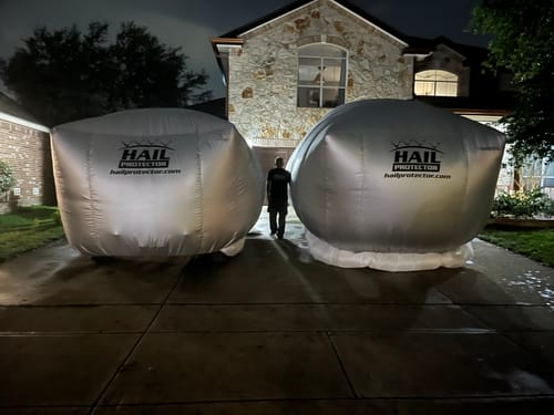 Customer photo review of SUV3 Cover + Cover Storage Bag + Installed Cinch Wand