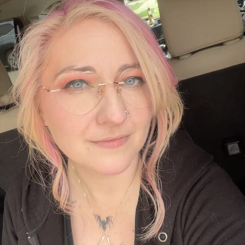 Customer photo review of Lovie Eyeglasses