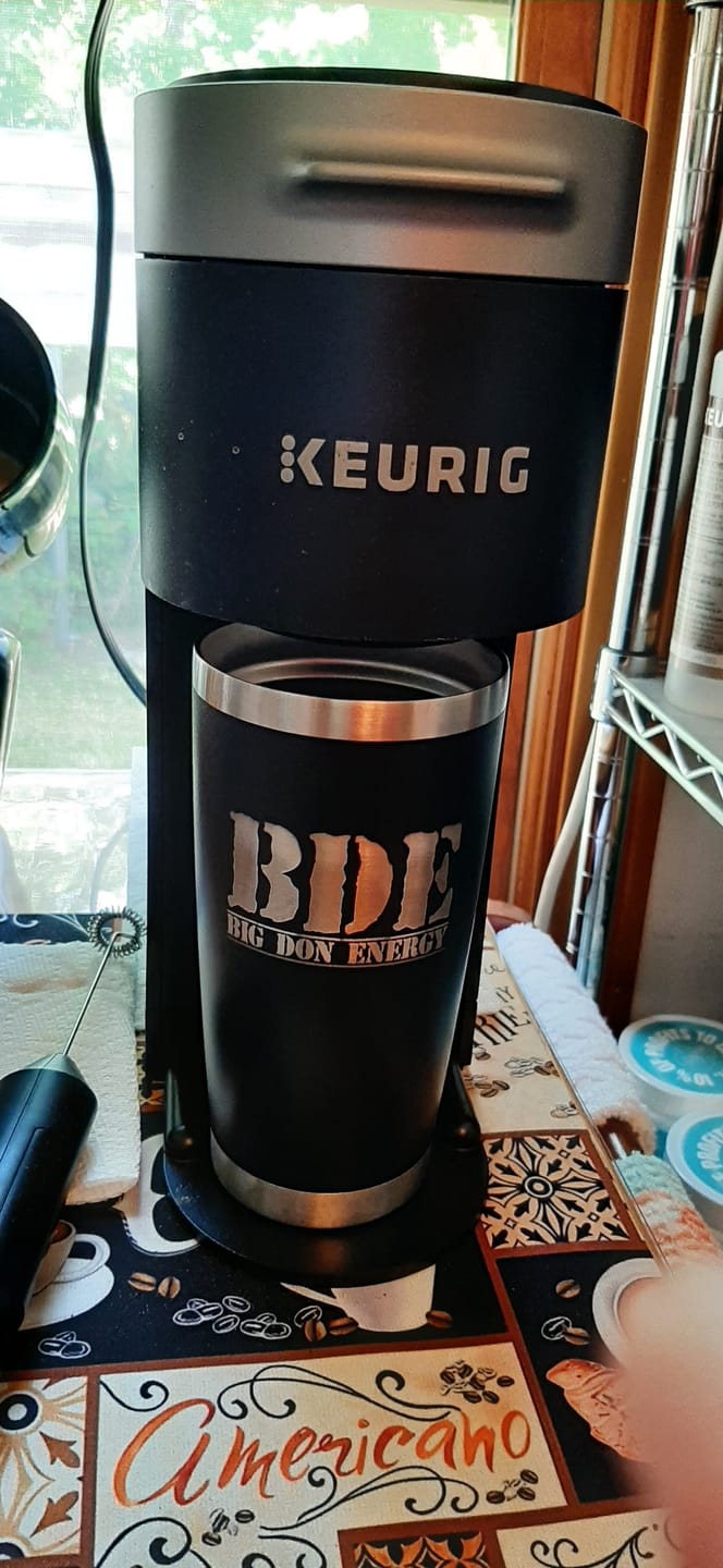 Customer photo review of BDE Laser Etched Tumbler