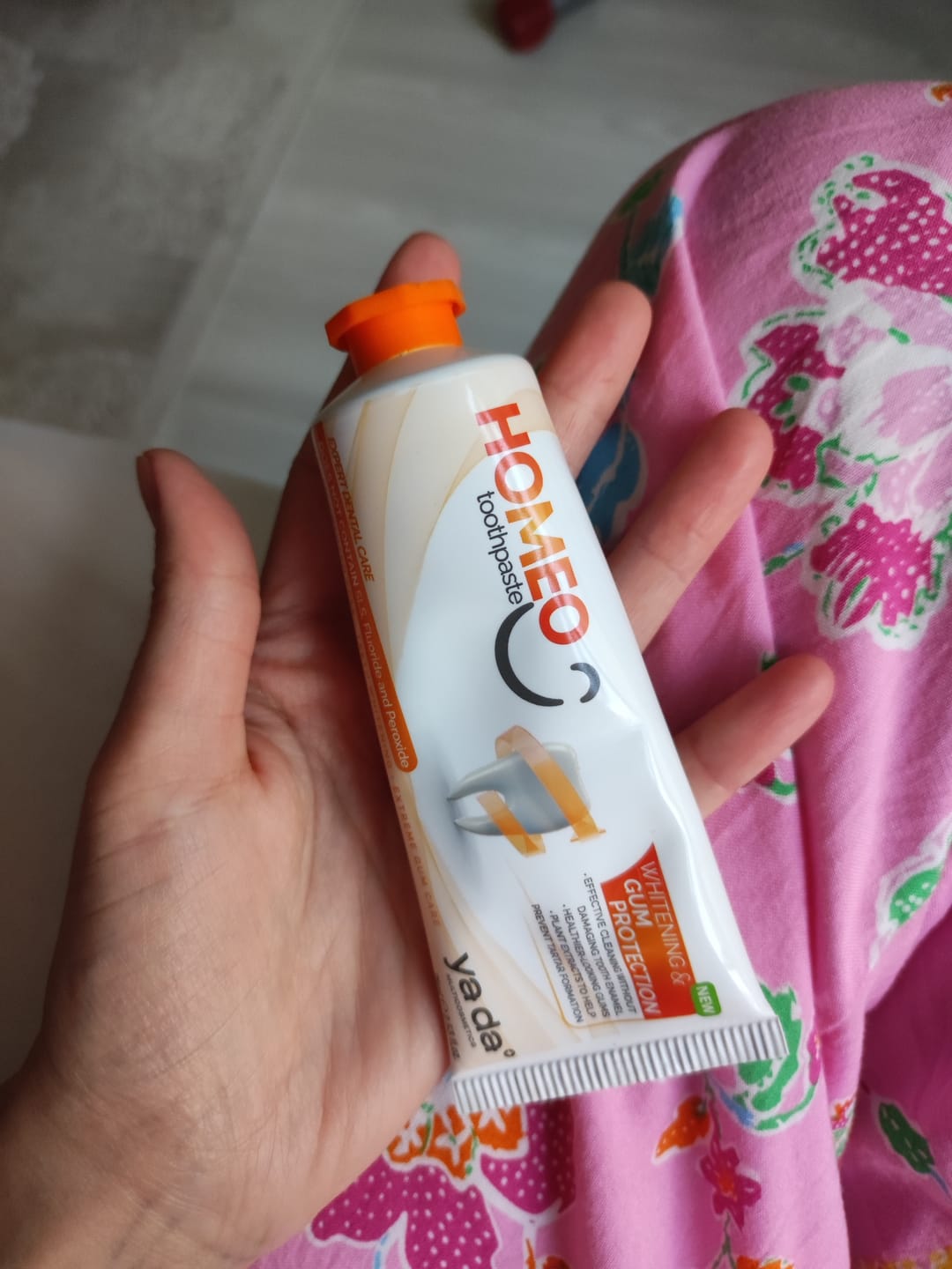 Customer photo review of Homeo Diş Macunu