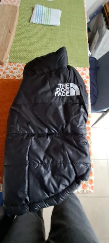 Customer photo review of The Dog Face Puffer Jacket