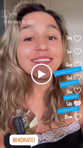 Customer video review of Kit Hidratação Essencial