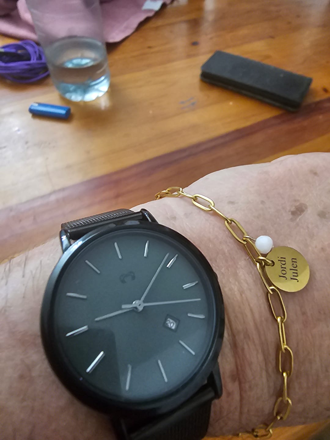 Customer photo review of Reloj Petite Marie ~ Antracita