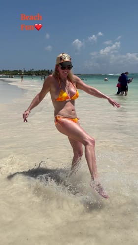 Video review from Bikerdent@yahoo.com G. of Splatter Orange Bikini Top