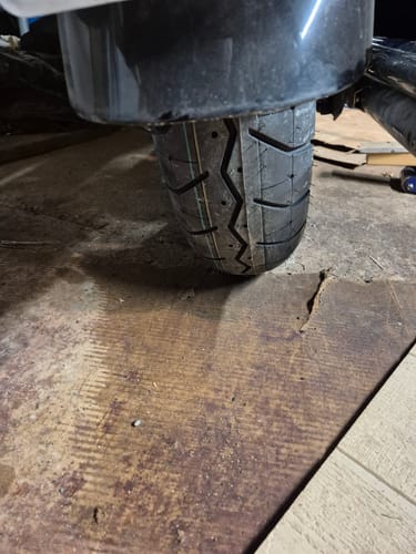 Customer photo review of Shinko 230 Tour Master Tire