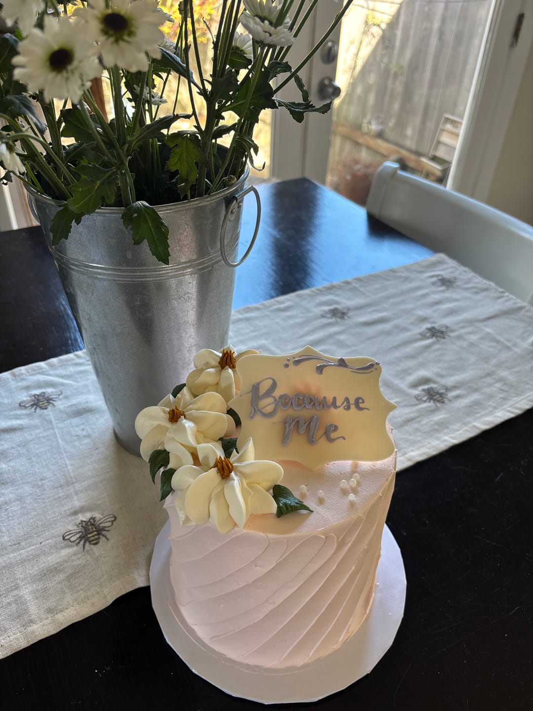 Customer photo review of Pink Bavarian Cake