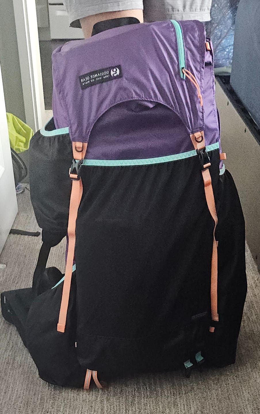 Customer photo review of Mariposa 60 Backpack