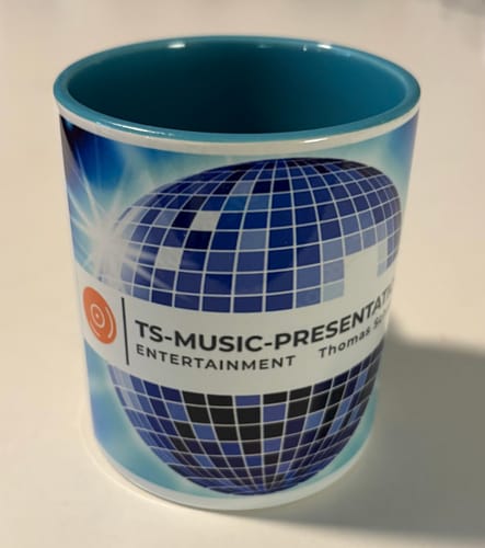 Customer photo review of TassenExpress - Becher Keramik Tasse mit Logo bedruckt 325ml Firmenlogo