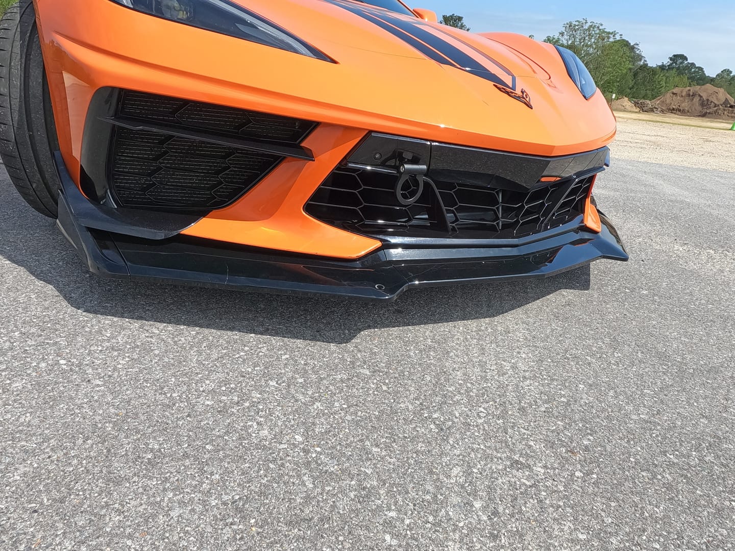 Customer photo review of 2020-Up Corvette C8 | Z06 Fascia Panel Grille Insert Cover