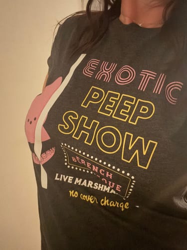 Customer photo review of Peep Show - Tee