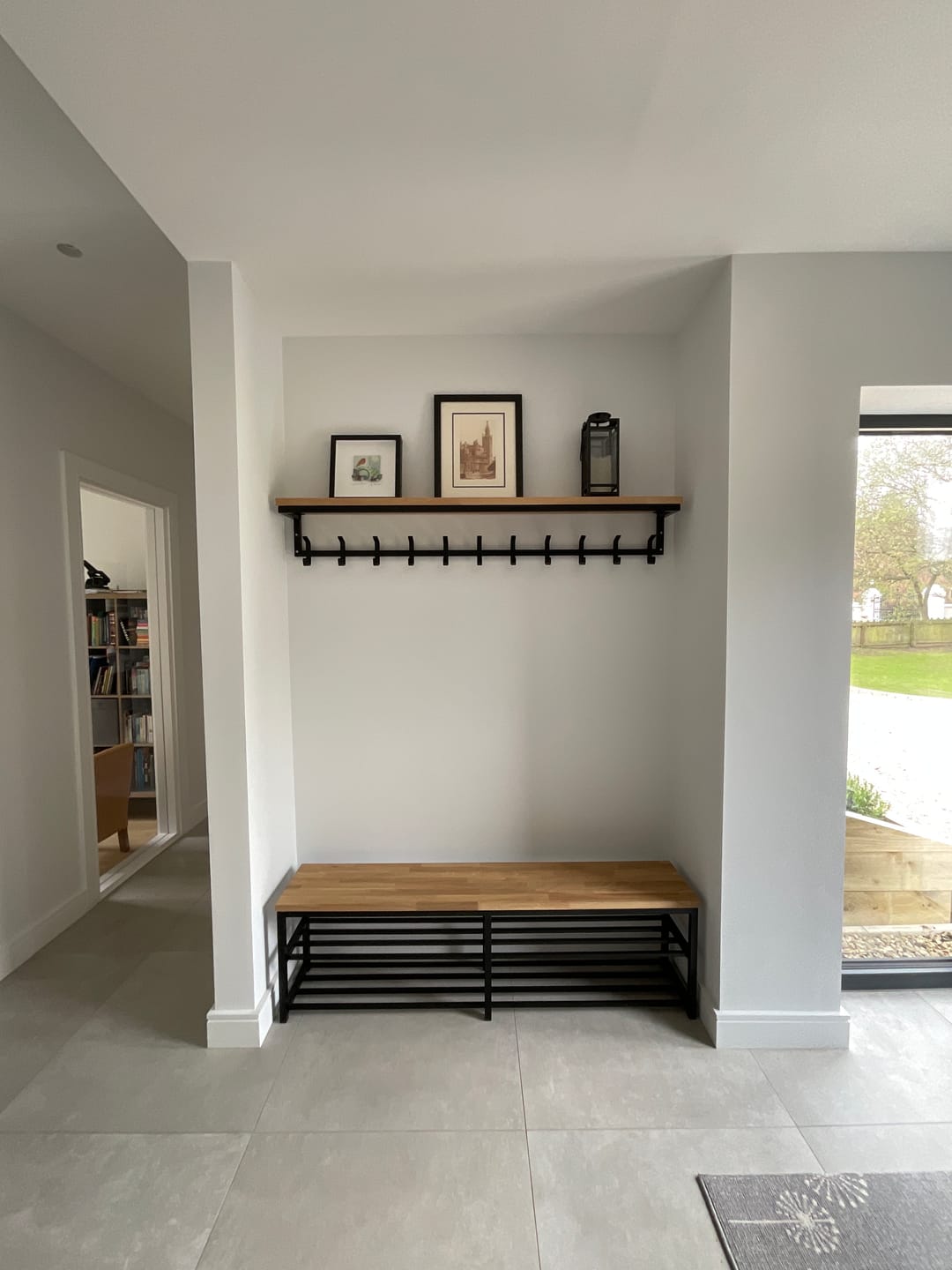 Customer photo review of Hallway Boot Bench