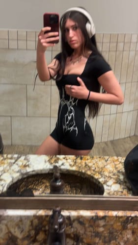Customer photo review of Women's Void Tech™  Twilight's Embrace Bodysuit [VOID BLACK]