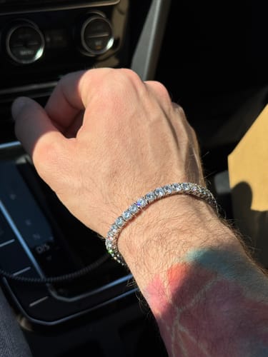Customer photo review of TENNISBOY BRACELET. - 5MM