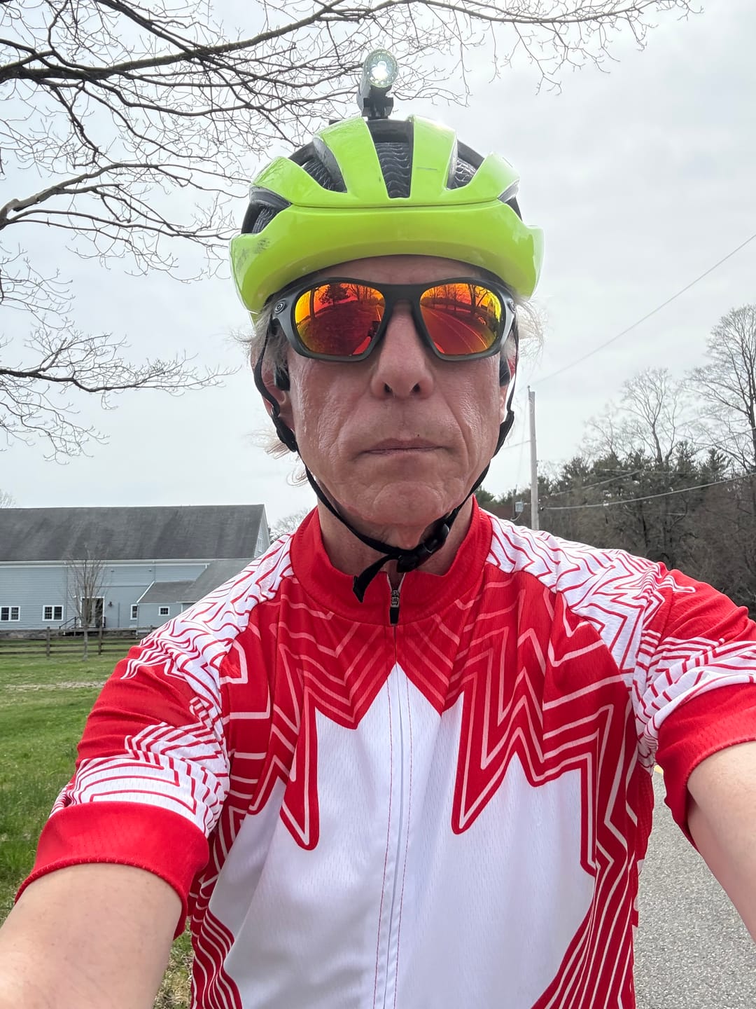 Customer photo review of Canada Cycling Jersey