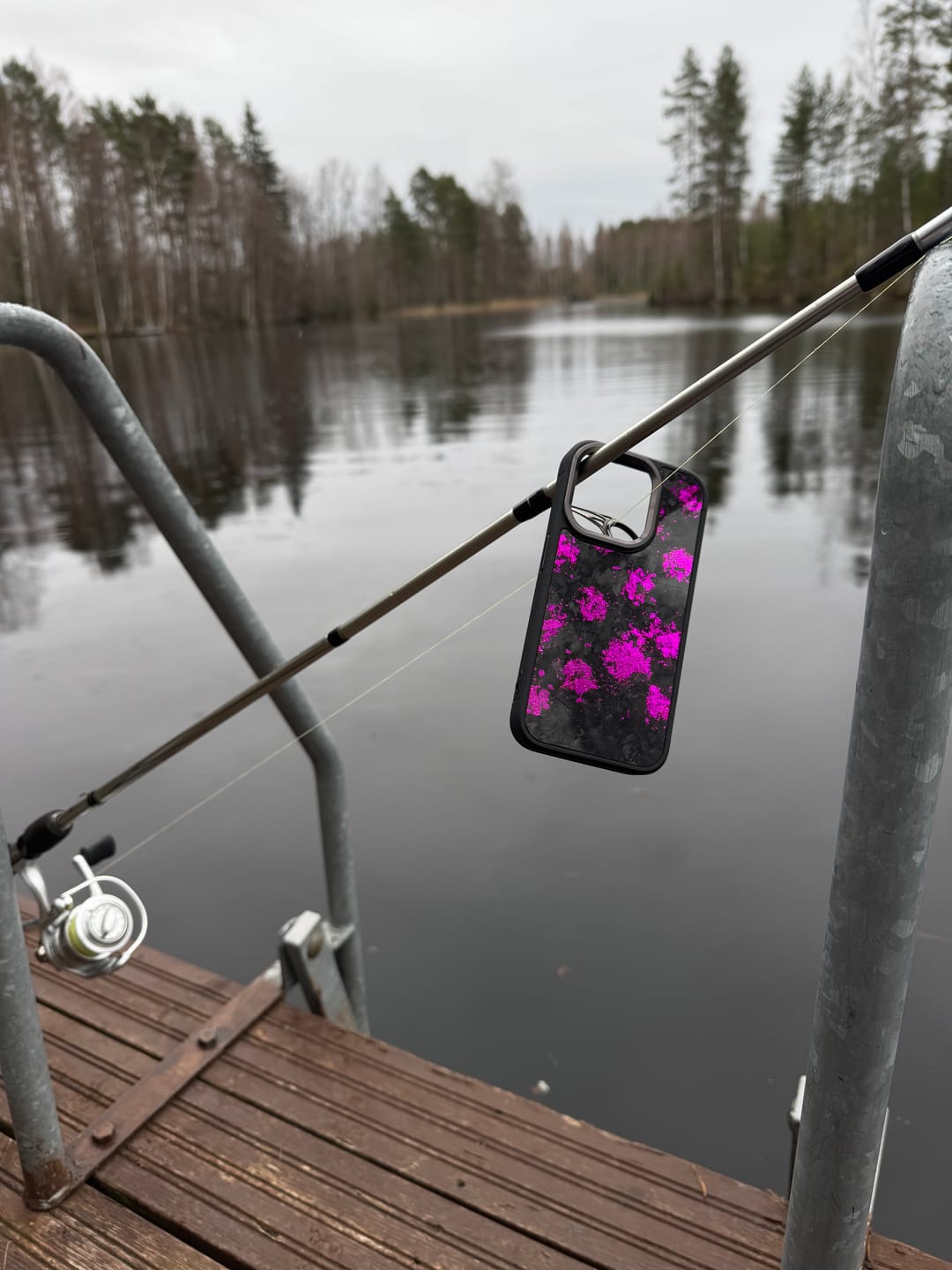 Customer photo review of Forged Carbon Purple