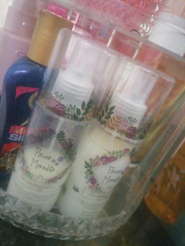 Customer photo review of Kit 3 Perfumes para cabello