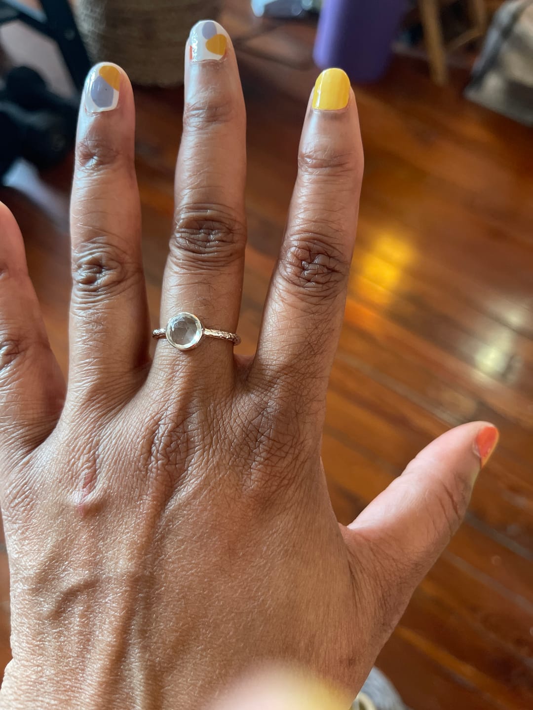 Customer photo review of White Topaz Mini