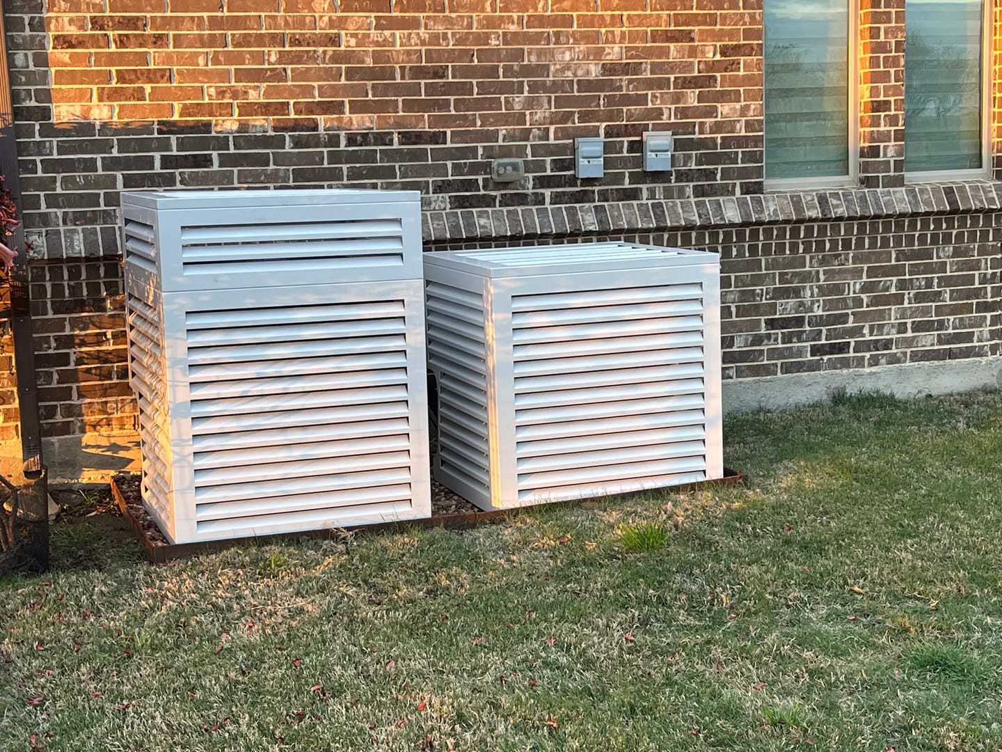 Customer photo review of Central AC Cover - White