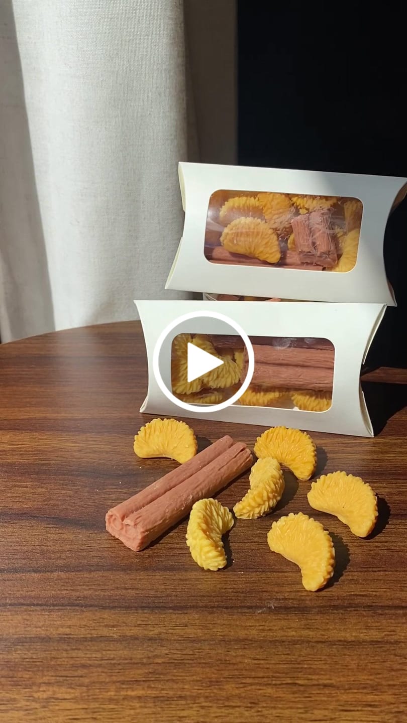 Customer video review of Colorante líquido para velas NARANJA