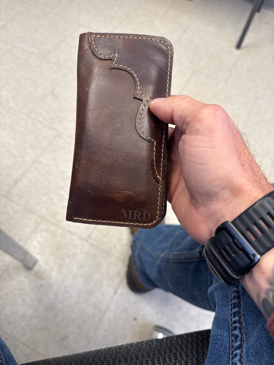 Customer photo review of Western Long Wallet
