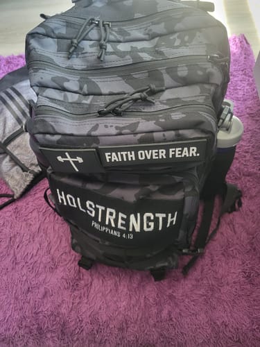 Customer photo review of HolStrength 45L Tactical Backpack