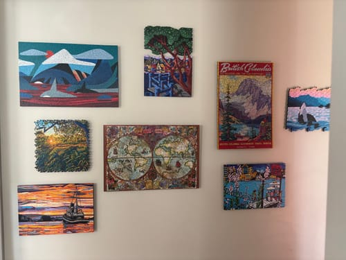 Customer photo review of Harbour Homes Wood Jigsaw Puzzle