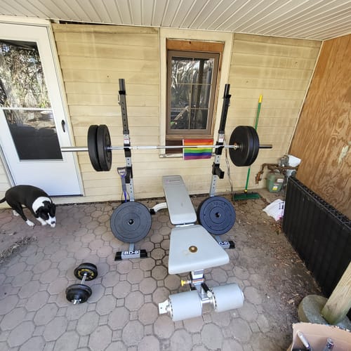 Customer photo review of URA-MAX COLORED Bumper Plate Sets