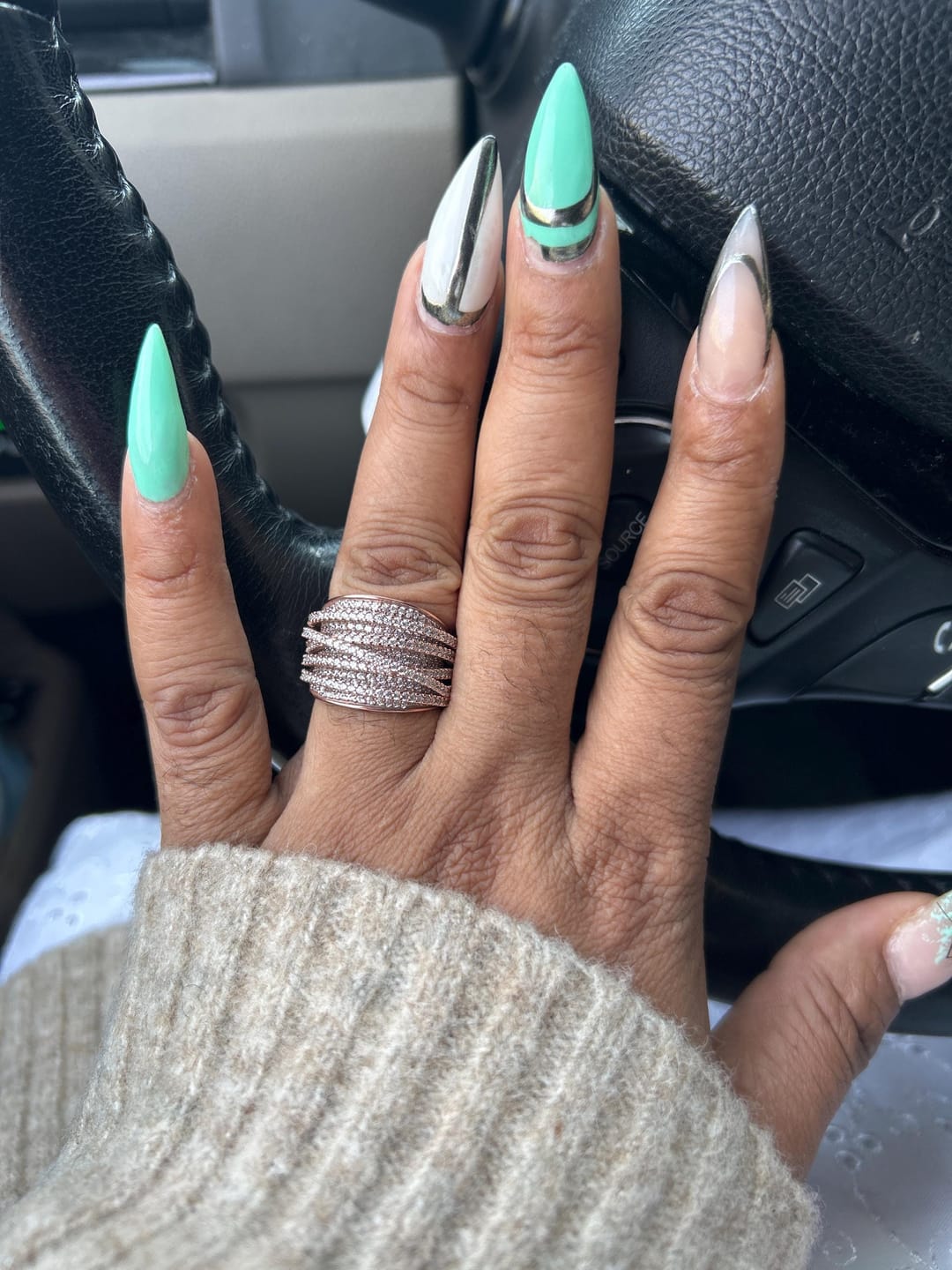 Customer photo review of Infinity Embrace Ring