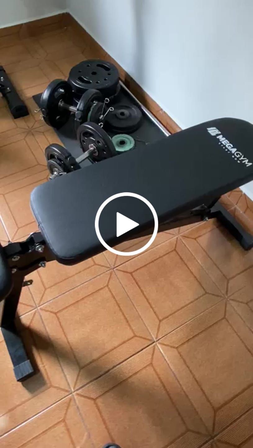 Customer video review of Banco de musculação 6x1 posições