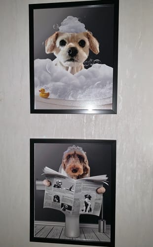 Customer photo review of Fun in the tub - Personalised poster