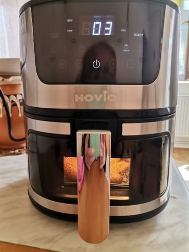 Customer photo review of Air Fryer Novio Grill & Fry