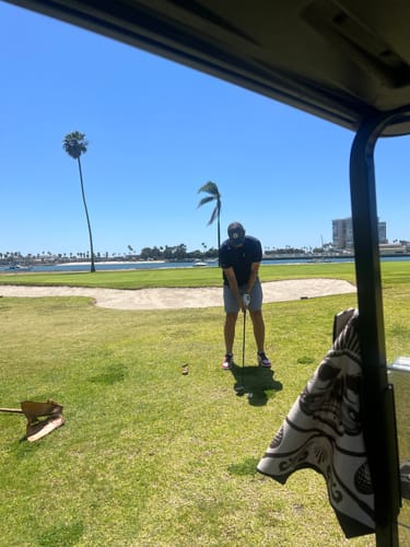 Customer photo review of Magnetic Golf Towel Pistolero