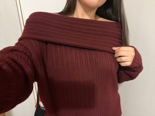 Customer photo review of SWEATER LINA BURDEO