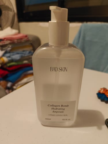 Customer photo review of Bad Skin™ Korean Collagen Bomb Hydrating Ampoule