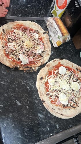 Customer photo review of Sourdough Pizza Bases