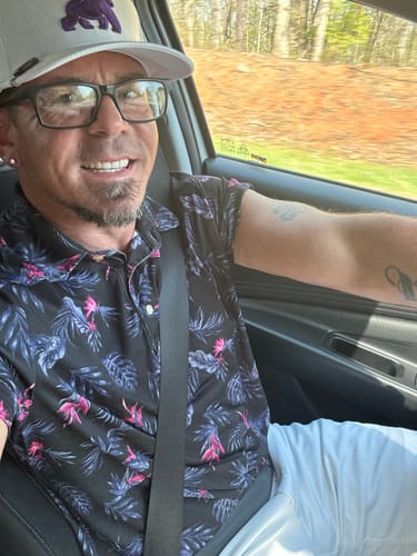 Customer photo review of Grape Ape Hat