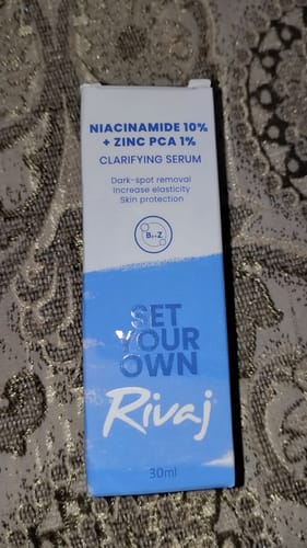 Customer photo review of Niacinamide 10% + Zinc PCA 1% Clarifying Face Serum 30ml