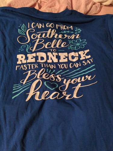 Customer photo review of Redneck - Royal Blue