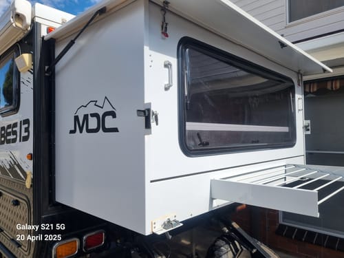 Customer photo review of Caravan Wall Mounted Drying Rack - Foldable Indoor and Outdoor