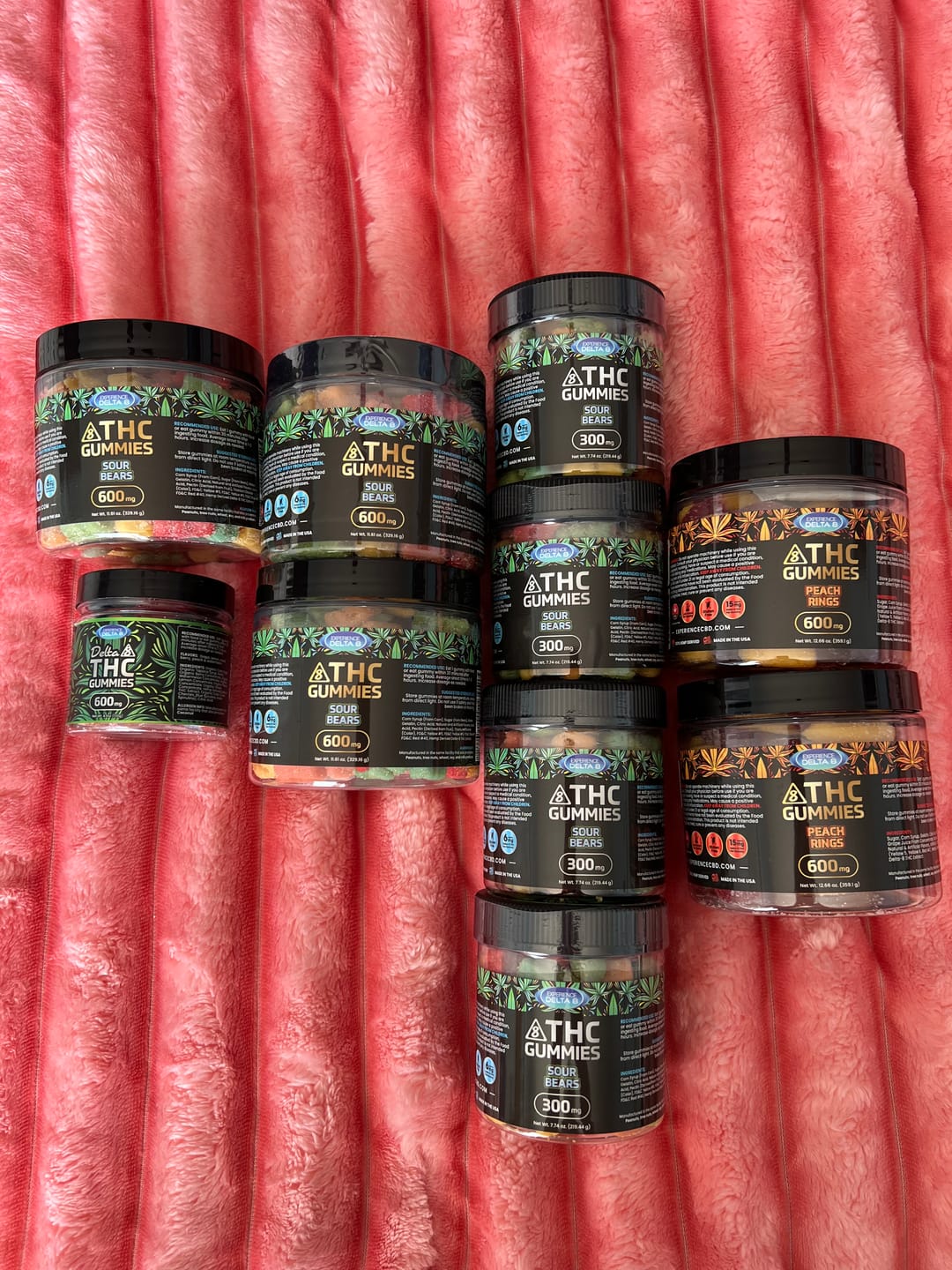 Customer photo review of Delta 8 THC Sour Bears (300mg-600mg)