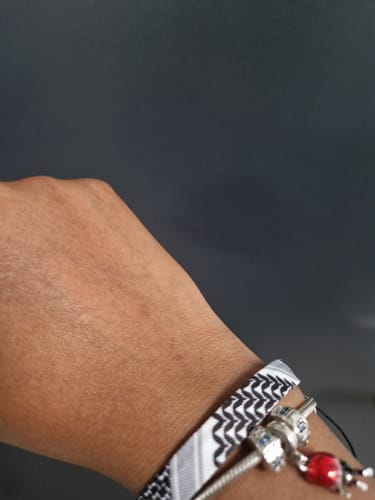 Customer photo review of Keffiyeh Bracelet