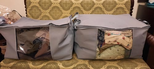 Customer photo review of Qoolish Horizontal Storage Bag (Available in Pack of 3 and Pack of 5)