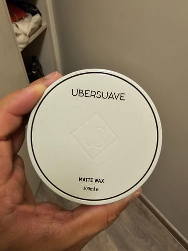 Customer photo review of Ubersuave Matte Wax 100ml