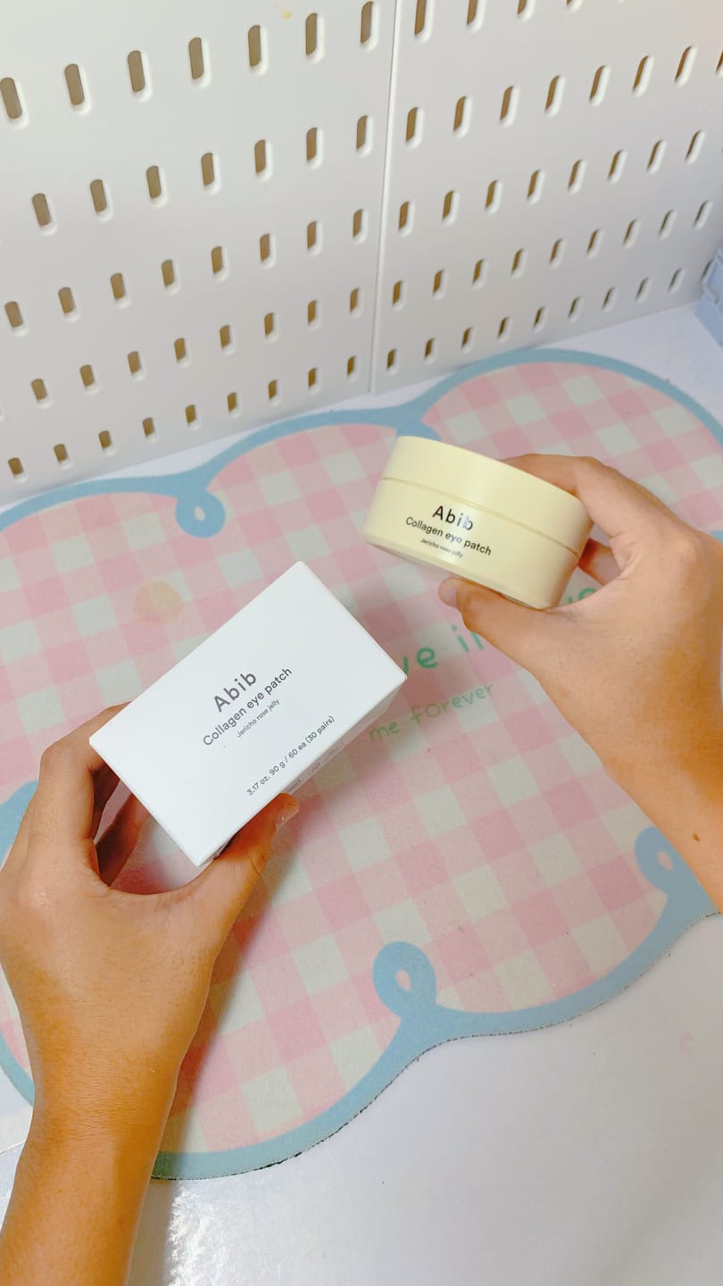 Customer photo review of Collagen eye patch Jericho rose jelly