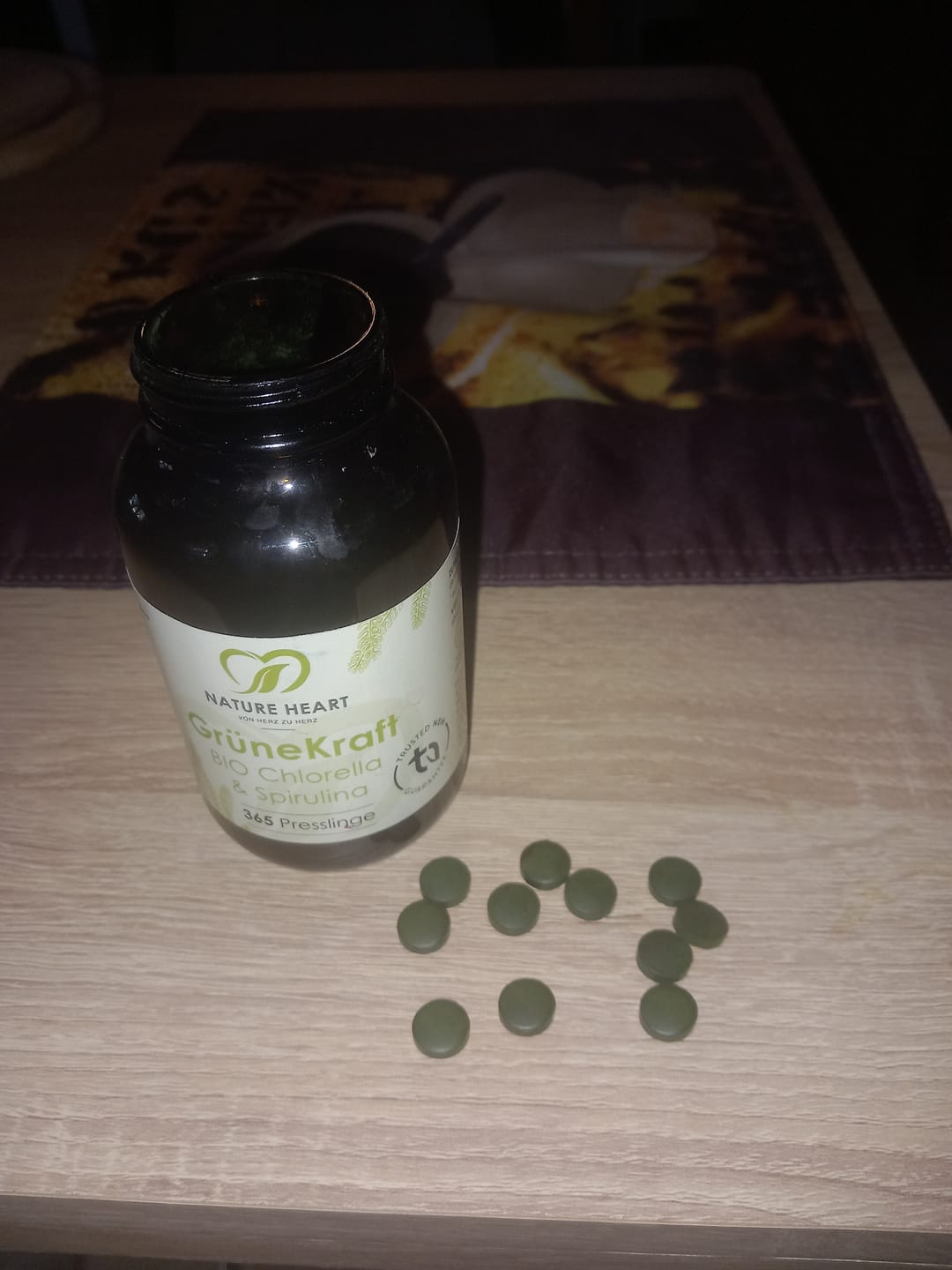 Customer photo review of Grüne Kraft - Bio Chlorella & Spirulina